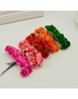 144 sztuk 1cm tanie sztuczne kwiaty z papieru na ślub samochód sztuczne róże używane do cukierki do dekoracji box DIY wieniec Ha