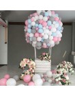 100ps 12 cali Macaron Candy pastelowe lateksowe balony tęczowa opaska jednorożec urodziny balon dmuchany dekoracja ślubna, dekor