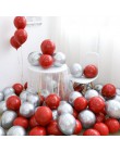 Hurtownie 50 sztuk Chrome złoty balon miga metalowy balon gruby perłowy Metal dekoracje ślubne metaliczne balony 10 cali 1.8g