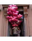 5 sztuk 18 cal różowe złoto czerwona gwiazda balony foliowe w kształcie serca dekoracje ślubne walentynki balon z helem chłopiec