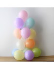 100ps 12 cali Macaron Candy pastelowe lateksowe balony tęczowa opaska jednorożec urodziny balon dmuchany dekoracja ślubna, dekor