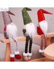 2019 wesołych świąt Elf Decor śliczne siedzi długonogie lalki noworoczny prezent dekoracje świąteczne dla domu Navidad Natal Noe