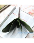 1 sztuk sztuczna zielona motyl orchidea liść plastikowy kwiat liść strona główna Wedding Party Decoration F11