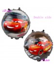 Samochód wyścigowy z balonów foliowych 1pc 18 cali Disney Cartoon samochodów Globos Handheld Air Ballon dekoracje na przyjęcia u