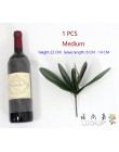 1 sztuk sztuczna zielona motyl orchidea liść plastikowy kwiat liść strona główna Wedding Party Decoration F11