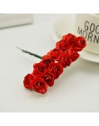 144 sztuk 1cm tanie sztuczne kwiaty z papieru na ślub samochód sztuczne róże używane do cukierki do dekoracji box DIY wieniec Ha