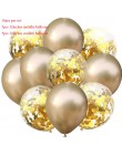 Mieszane niebieskie złote balony dekoracja urodzinowa dla dzieci dorosły metaliczny balon dmuchana piłka urodziny balon Decor ba