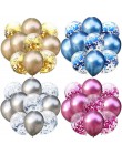 Mieszane niebieskie złote balony dekoracja urodzinowa dla dzieci dorosły metaliczny balon dmuchana piłka urodziny balon Decor ba