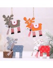 Nowy rok 2020 drewniane ozdoby świąteczne boże narodzenie drzewo DIY wystrój drewno łosia wisiorek Noel boże narodzenie dekoracj