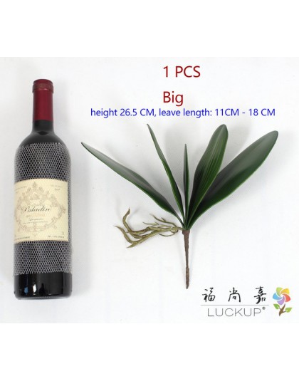 1 sztuk sztuczna zielona motyl orchidea liść plastikowy kwiat liść strona główna Wedding Party Decoration F11