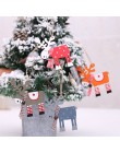 Nowy rok 2020 drewniane ozdoby świąteczne boże narodzenie drzewo DIY wystrój drewno łosia wisiorek Noel boże narodzenie dekoracj