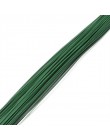 25 sztuk 80cm długie pończochy kwiat żelazny drut używany do DIY Nylon podejmowania kwiat kwiatowy drut kwiat Ronde materiał akc