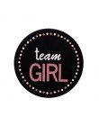 24/48pcs Team Boy Team Girl naklejki chłopiec lub dziewczyna głosuj naklejka na płeć ujawnij imprezę do kreatywnej dekoracji prz