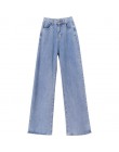 ZSRS, kobiety, dżinsy, spodnie rekreacyjne luźne wysokiej talii w stylu Vintage, szerokie nogawki Jeans kobiety Jean koreański s