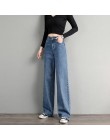 ZSRS, kobiety, dżinsy, spodnie rekreacyjne luźne wysokiej talii w stylu Vintage, szerokie nogawki Jeans kobiety Jean koreański s