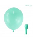 100ps 12 cali Macaron Candy pastelowe lateksowe balony tęczowa opaska jednorożec urodziny balon dmuchany dekoracja ślubna, dekor
