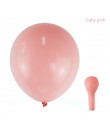 100ps 12 cali Macaron Candy pastelowe lateksowe balony tęczowa opaska jednorożec urodziny balon dmuchany dekoracja ślubna, dekor