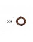 WEIGAO 10-30cm dekoracje dla domu DIY naturalny wieniec z rattanu wieniec wielkanocny rzemiosło dekoracje wielkanocne świąteczne