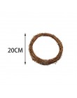 WEIGAO 10-30cm dekoracje dla domu DIY naturalny wieniec z rattanu wieniec wielkanocny rzemiosło dekoracje wielkanocne świąteczne