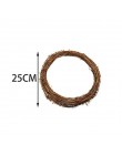 WEIGAO 10-30cm dekoracje dla domu DIY naturalny wieniec z rattanu wieniec wielkanocny rzemiosło dekoracje wielkanocne świąteczne