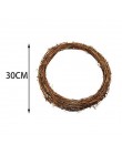 WEIGAO 10-30cm dekoracje dla domu DIY naturalny wieniec z rattanu wieniec wielkanocny rzemiosło dekoracje wielkanocne świąteczne