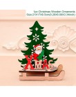 Boże narodzenie drewniane ozdoby świąteczne lekki wisiorek świąteczny wystrój świąteczny dla domu Cristmas Decor Navidad 2019 no
