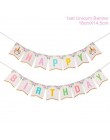 Duży balon jednorożec balon z nadrukiem happy birthday jednorożec dekoracje na przyjęcie urodzinowe dla dzieci balony z jednoroż