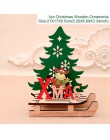 Boże narodzenie drewniane ozdoby świąteczne lekki wisiorek świąteczny wystrój świąteczny dla domu Cristmas Decor Navidad 2019 no