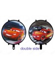 Samochód wyścigowy z balonów foliowych 1pc 18 cali Disney Cartoon samochodów Globos Handheld Air Ballon dekoracje na przyjęcia u