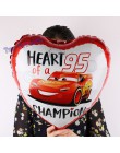 Samochód wyścigowy z balonów foliowych 1pc 18 cali Disney Cartoon samochodów Globos Handheld Air Ballon dekoracje na przyjęcia u