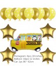Dekoracja urodzinowa baby shower cartoon samochód wóz strażacki pociąg karetka balon foliowy