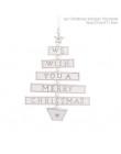 Boże narodzenie drewniane ozdoby świąteczne lekki wisiorek świąteczny wystrój świąteczny dla domu Cristmas Decor Navidad 2019 no