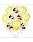 Dekoracja urodzinowa baby shower cartoon samochód wóz strażacki pociąg karetka balon foliowy