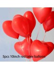 5 sztuk 18 cal różowe złoto czerwona gwiazda balony foliowe w kształcie serca dekoracje ślubne walentynki balon z helem chłopiec