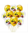Dekoracja urodzinowa baby shower cartoon samochód wóz strażacki pociąg karetka balon foliowy