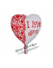 10 sztuk/partia 18 cali serca balony ślubne walentynki kocham cię folia aluminiowa helem globos dekoracje ślubne globos