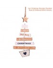 Boże narodzenie drewniane ozdoby świąteczne lekki wisiorek świąteczny wystrój świąteczny dla domu Cristmas Decor Navidad 2019 no