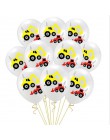 Dekoracja urodzinowa baby shower cartoon samochód wóz strażacki pociąg karetka balon foliowy