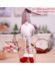 2019 wesołych świąt Elf Decor śliczne siedzi długonogie lalki noworoczny prezent dekoracje świąteczne dla domu Navidad Natal Noe