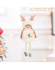 2019 wesołych świąt Elf Decor śliczne siedzi długonogie lalki noworoczny prezent dekoracje świąteczne dla domu Navidad Natal Noe