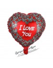 10 sztuk/partia 18 cali serca balony ślubne walentynki kocham cię folia aluminiowa helem globos dekoracje ślubne globos