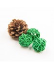 5 sztuk 2 rozmiary kolorowe Rattan okrągły/serce/gwiazda Sepak Takraw DIY kula ratanowa dom ogród/urodziny/materiały do dekoracj