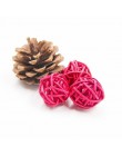 5 sztuk 2 rozmiary kolorowe Rattan okrągły/serce/gwiazda Sepak Takraw DIY kula ratanowa dom ogród/urodziny/materiały do dekoracj