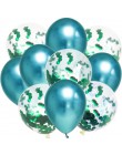 10 sztuk 12 cal metalowe balony złoty balony konfetti Chrome balony dekoracje urodzinowe dla dorosłych wesele wystrój Globos
