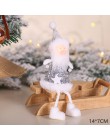 Najnowsza rok 2020 bożonarodzeniowy anioł dziewczyna chłopiec lalki ozdoba na choinkę Noel świąteczne dekoracje do domu Navidad 