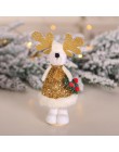 Najnowsza rok 2020 bożonarodzeniowy anioł dziewczyna chłopiec lalki ozdoba na choinkę Noel świąteczne dekoracje do domu Navidad 