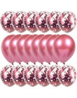 10 sztuk 12 cal metalowe balony złoty balony konfetti Chrome balony dekoracje urodzinowe dla dorosłych wesele wystrój Globos