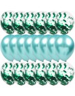 10 sztuk 12 cal metalowe balony złoty balony konfetti Chrome balony dekoracje urodzinowe dla dorosłych wesele wystrój Globos