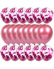10 sztuk 12 cal metalowe balony złoty balony konfetti Chrome balony dekoracje urodzinowe dla dorosłych wesele wystrój Globos