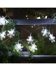 Snowflake Garland 1M 3M 6M LED Light dekoracje ślubne Mariage dla domu wystrój na święta bożego narodzenia nowy rok Baby Shower 